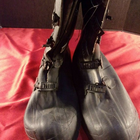 1990 XCLUSIVE SHOE COMPANY BLACK COLD WEATHER SIZE 11 BOOTS SI 1057 main image 9